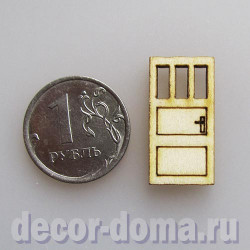 Дверка микро, окошки сверху, 2,2 х 1,2 см, 1 шт. Дверка микро, окошки сверху, 2,2 х 1,2 см, 1 шт.
